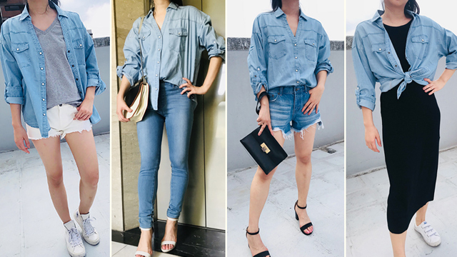 一件 丹寧襯衫 征服四季 衣櫃必有的決勝單品 Erss網購平台